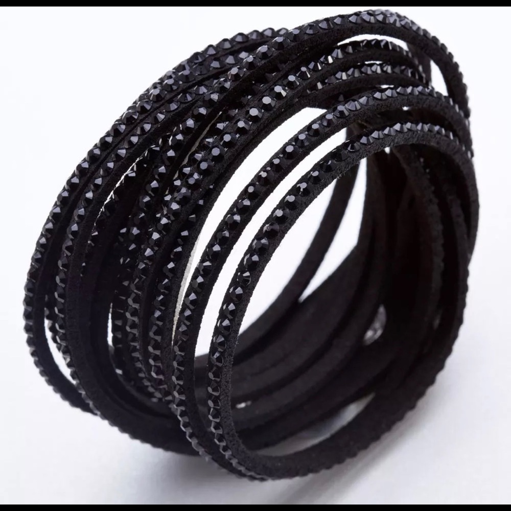 Swarovski Slake Black Crystal Bracelet